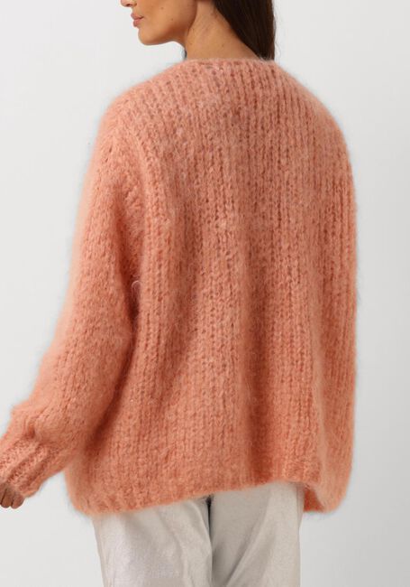 Oranje LES TRICOTS D'O Vest CHARLOTTE - large