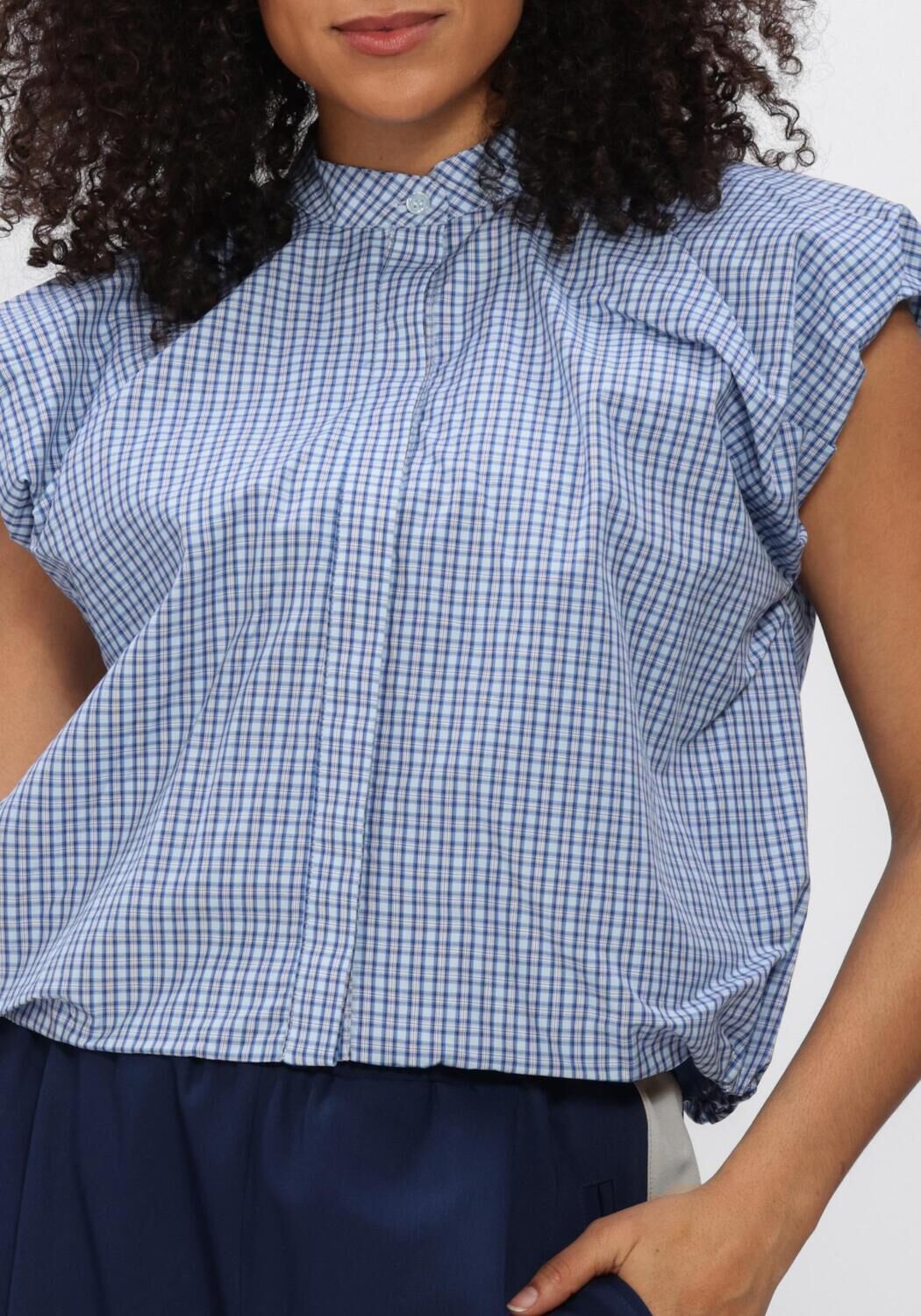 Blauwe JOHNY Blouses KELLS BLOUSE - large