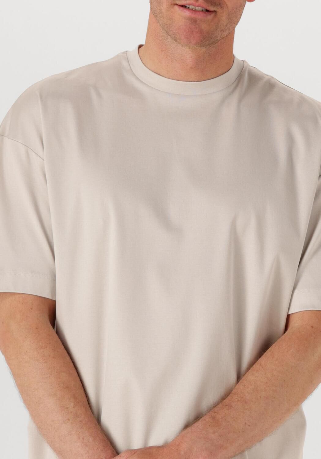 Creme VALENZA T-shirt 1026 INTERLOCK SUPIMA OVERSIZED T SHIRT - large