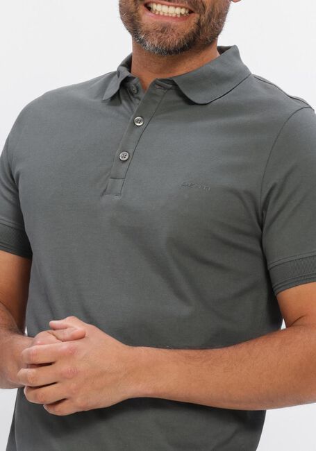 Grijze GENTI Polo POLO 3 BUTTON SS 1219 - large