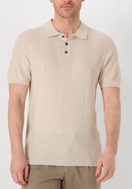 Beige PROFUOMO Polo POLO SHORT SLEEVE - large