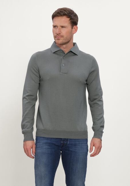 Groene GRAN SASSO Polo POLO L/SLV - large