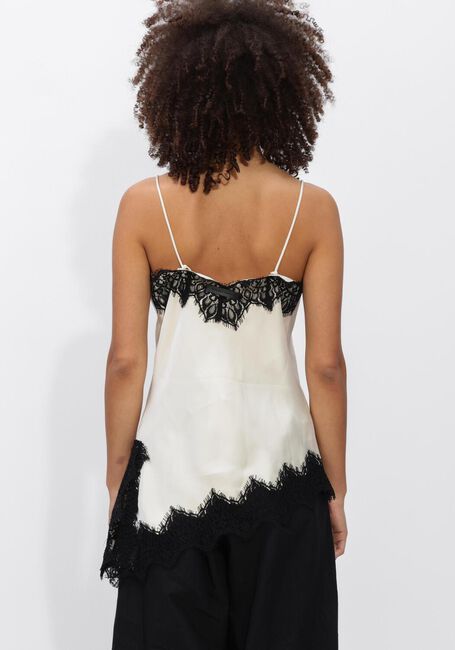 Beige HAUTE L'AMITI&Eacute; Tops & T-shirts NAOMI ASYM CONTRAST LINGERIE TOP - large