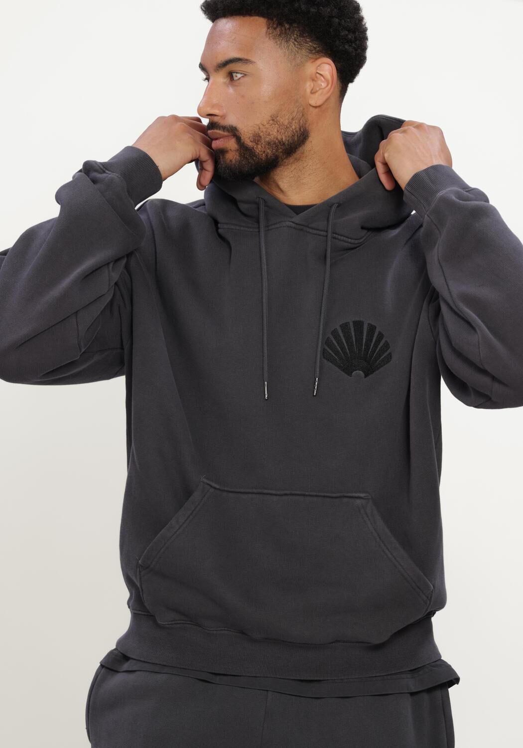 Zwarte NEW AMSTERDAM SURF ASSOCIATION Sweater CHOP HOODIE - large
