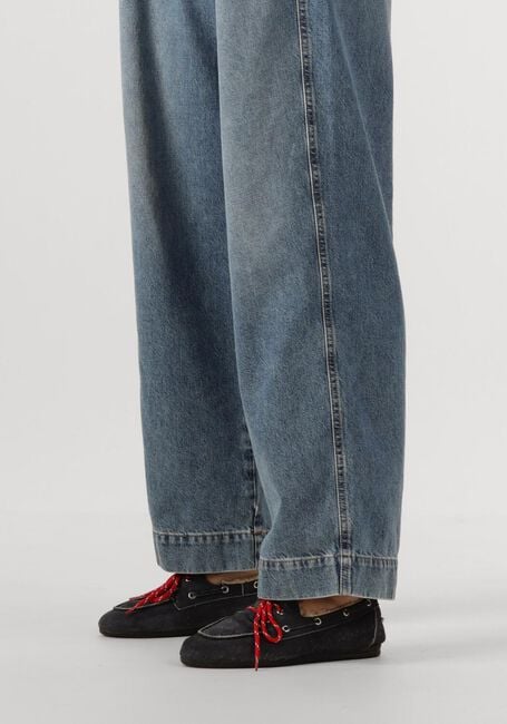 Blauwe POSA Loafers BOAT LOAFER VEG-SHEARLING - large