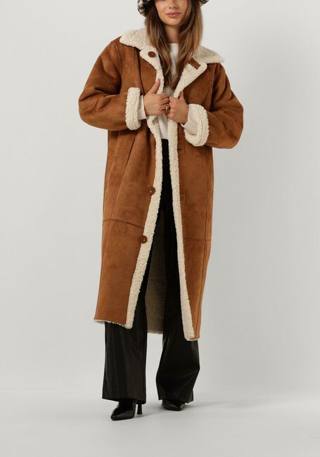 Gebroken wit STAND STUDIO Faux fur jas KENCA COAT - large