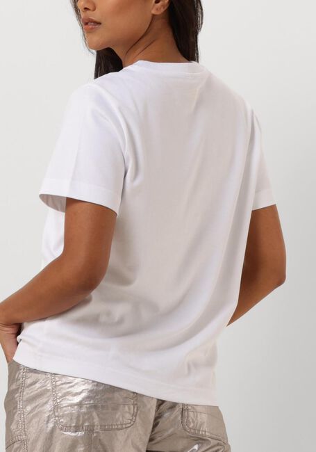 Witte SUMMUM T-shirt SHORT SLEEVE TOP CLASSIC COTTON TEE - large