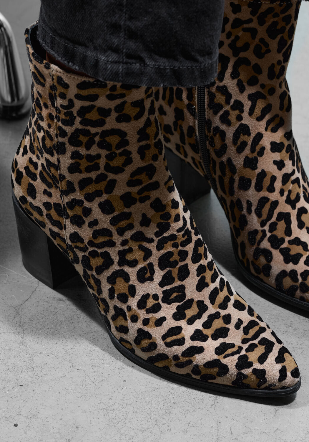 Beige LINA LOCCHI Enkellaarsjes AT 156 - large