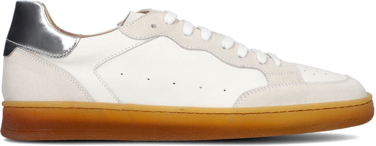 Lina Locchi Lage Sneakers Dames 438-04c3, Maat: 40, Materiaal: Leer, Kleur: Wit