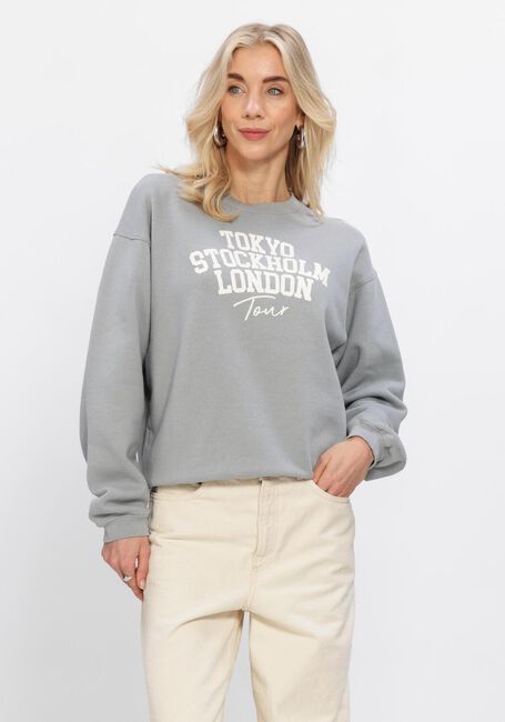 Grijze PENN & INK Sweater SWEATER PRINT - large