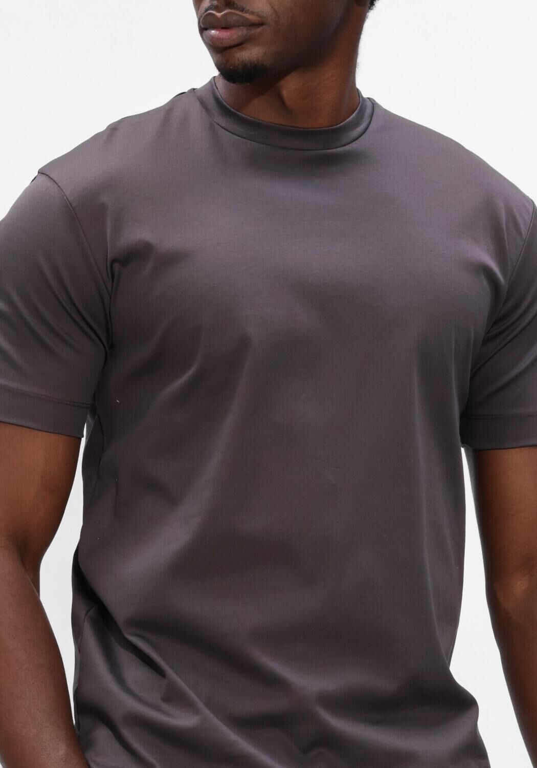 Donkergrijze VALENZA T-shirt 1001 INTERLOCK SUPIMA TSHIRT - large