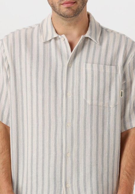 Grijze WOODBIRD Casual overhemd WBBANKS WEEVE SHIRT - large