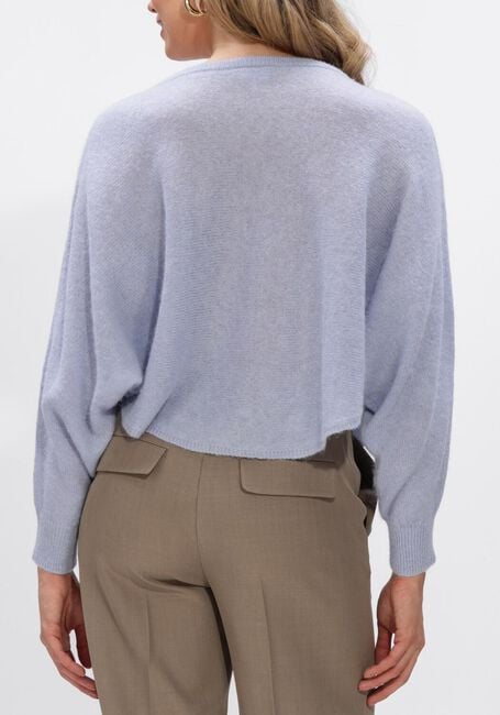 Blauwe DANTE6 Sweater MONTRE MONOGRAM SWEATER - large