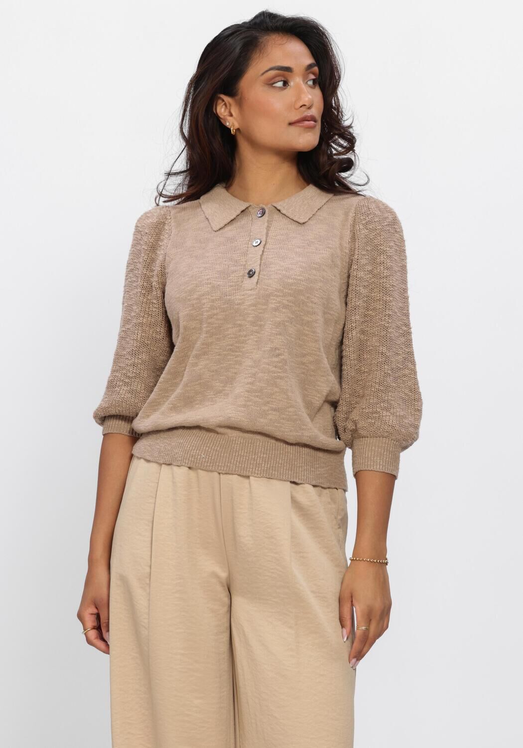 Ruby Tuesday Top Dames Valo, Maat: 36, Kleur: Beige afbeelding 1