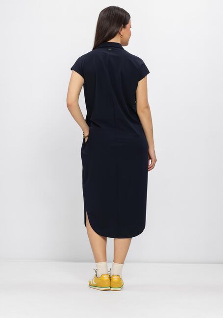 Blauwe PENN & INK Midi jurk DRESS - large