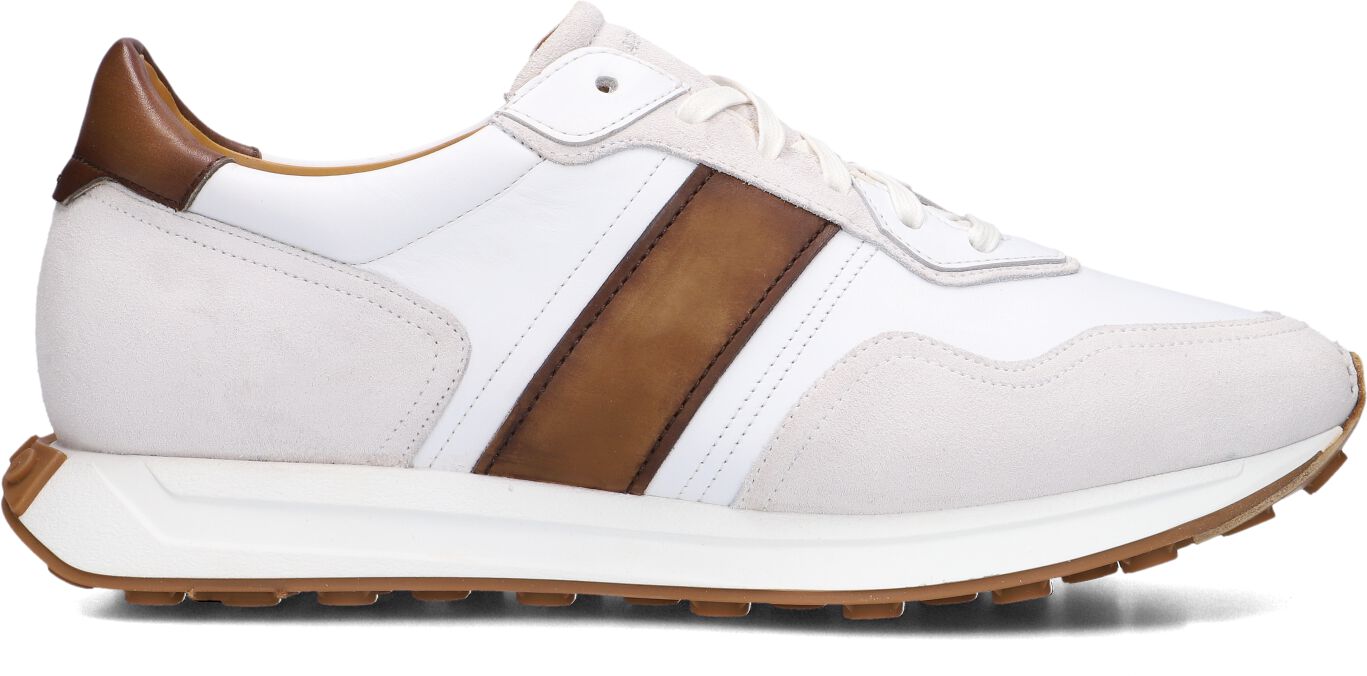 Magnanni Lage Sneakers Heren Phoenix, Maat: 42, Materiaal: Leer, Kleur: Wit