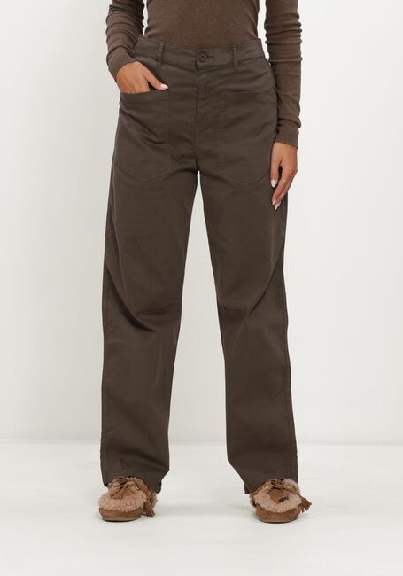 Bruine PENN & INK Wijde broek W26Z902 - large
