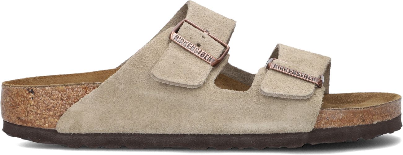 Birkenstock Slippers
Dames Arizona Dames, Maat: 39, Materiaal: Leer, Kleur: Taupe