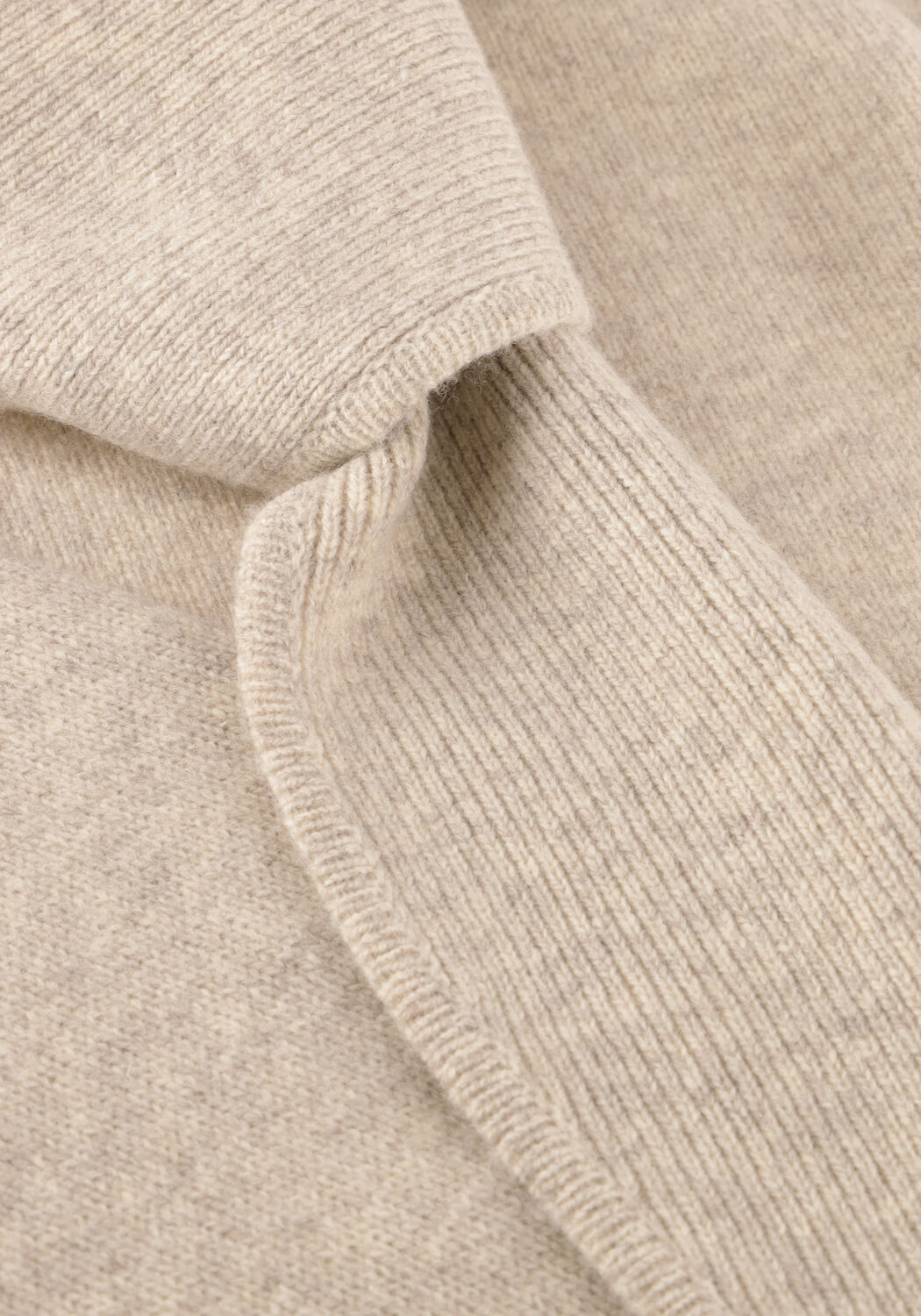 Beige CLOSED Trui SCARF NECK LONG SLEEVE - large