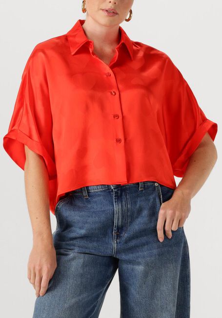 Oranje ALIX THE LABEL Blouses LADIES WOVEN HEARTS BLOUSE - large