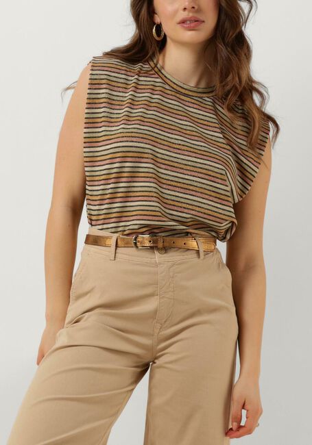 Multi SUMMUM Top TOP SLEEVELESS MULTICOLOR LUREX JERSEY - large