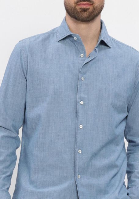 Blauwe XACUS Casual overhemd 11298 MOP742ML - large