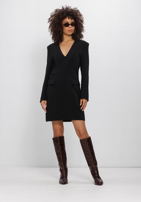 Zwarte DANTE6 Mini jurk AVRIL BLAZER DRESS - large