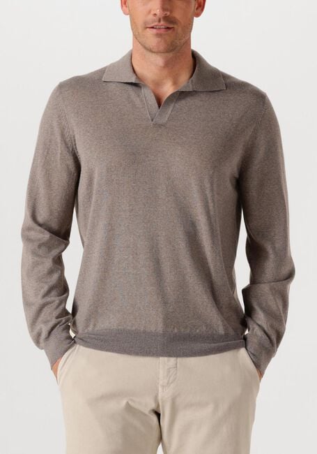 Bruine GRAN SASSO Trui TENNIS L SLV SKIPPER - large