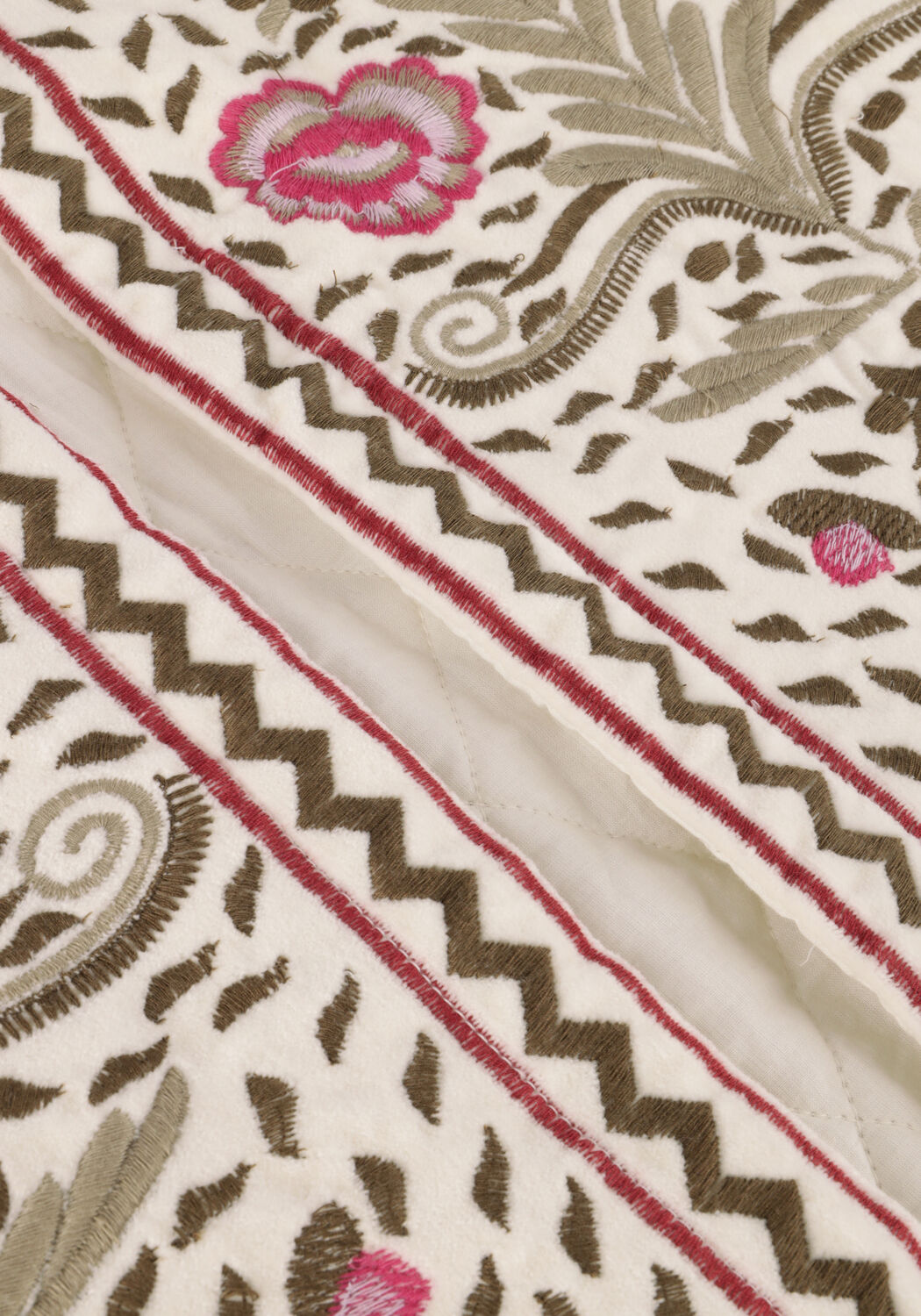 Multi SUMMUM Gilet GILET EMBROIDERED VELOURS - large