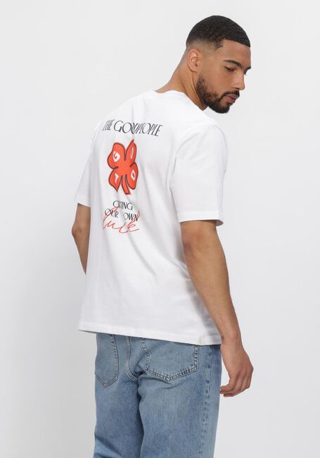 Witte THE GOODPEOPLE T-shirt ORANGE TEE - large