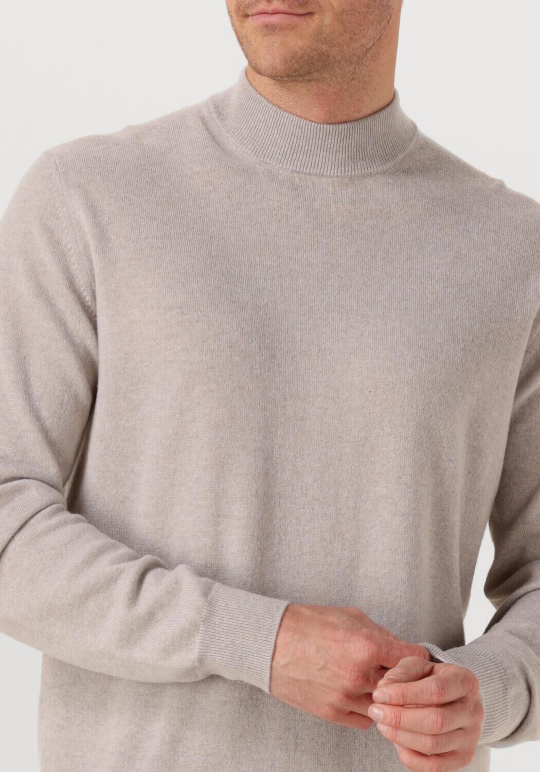 Zand FILIPPO DE LAURENTIIS Trui LUPETTO ML LANA CASHMERE - large