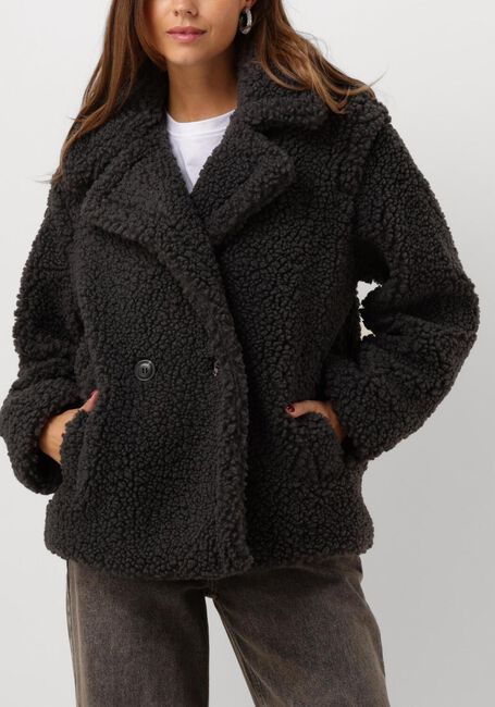 Zwarte UGG Teddy jas GERTRUDE SHORT TEDDY COAT - large