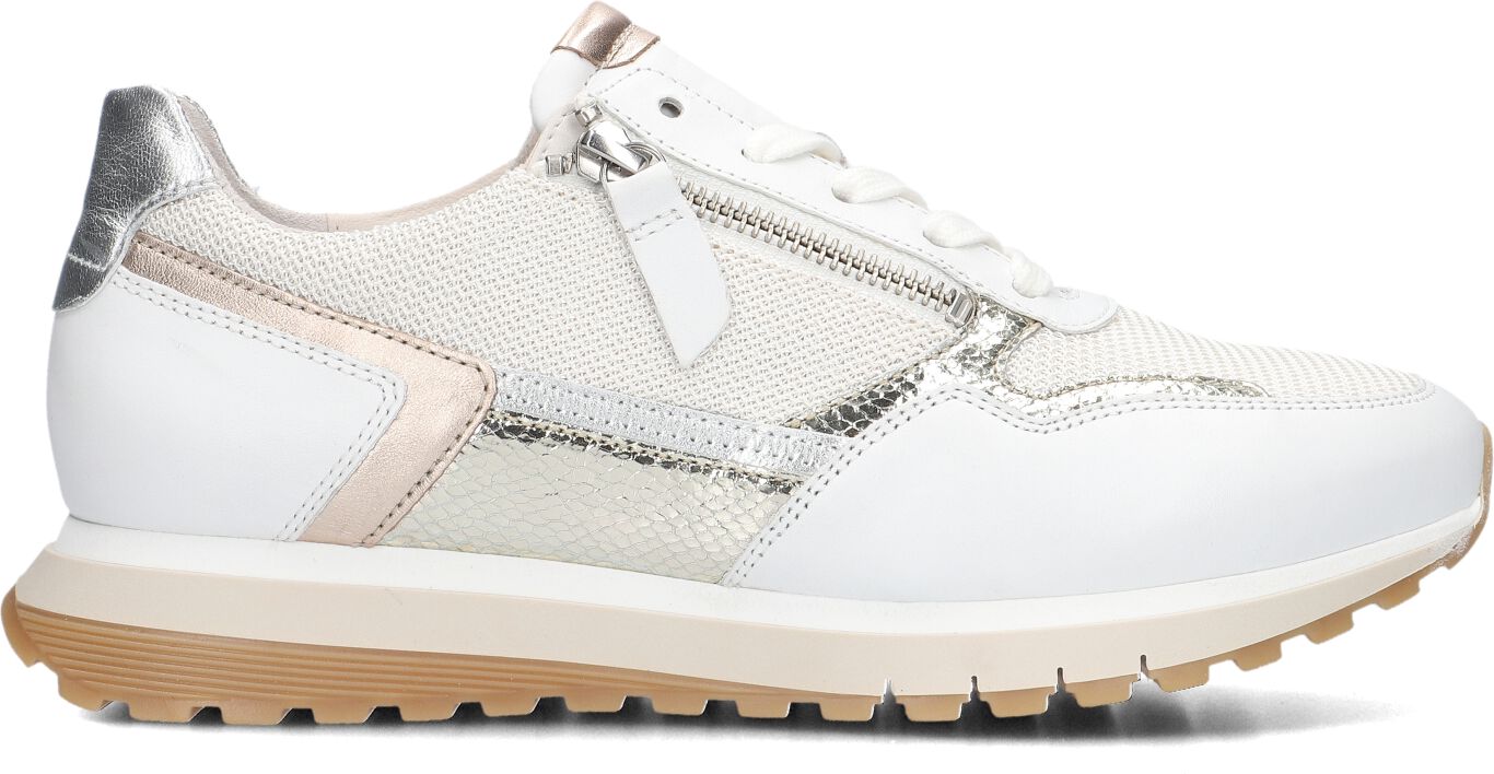 Gabor Lage Sneakers Dames 378, Maat: 42,5, Materiaal: Leer, Kleur: Wit