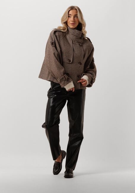 Zwarte BRUUNS BAZAAR Pantalon CROCO DAGGA PANTS - large