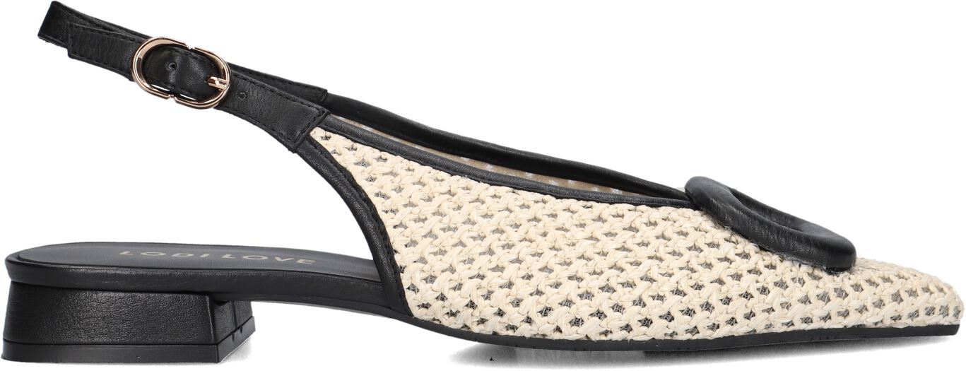 Lodi Slingbacks
Dames Bro5260, Maat: 38, Materiaal: Raffia, Kleur: Beige afbeelding 1