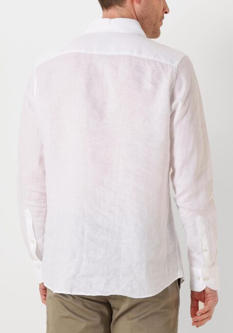Witte PROFUOMO Klassiek overhemd SHIRT X-CUTAWAY LINEN - large