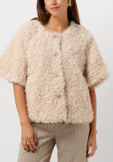 Witte SUMMUM Gilet JACKET FAUX FUR - large
