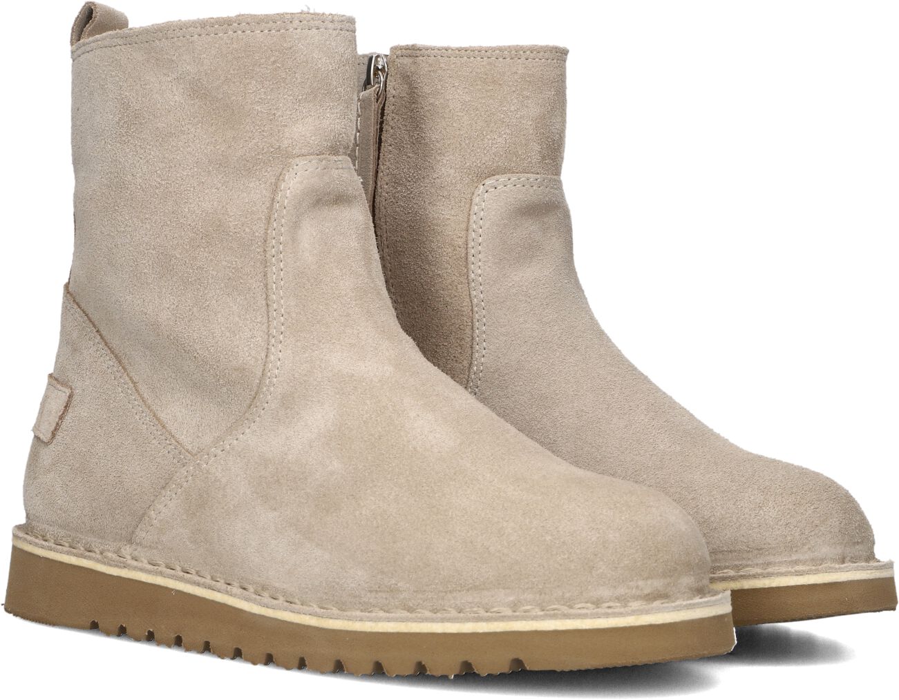 Ayana Enkelboots Dames 2427, Maat: 35, Materiaal: Suède, Kleur: Beige