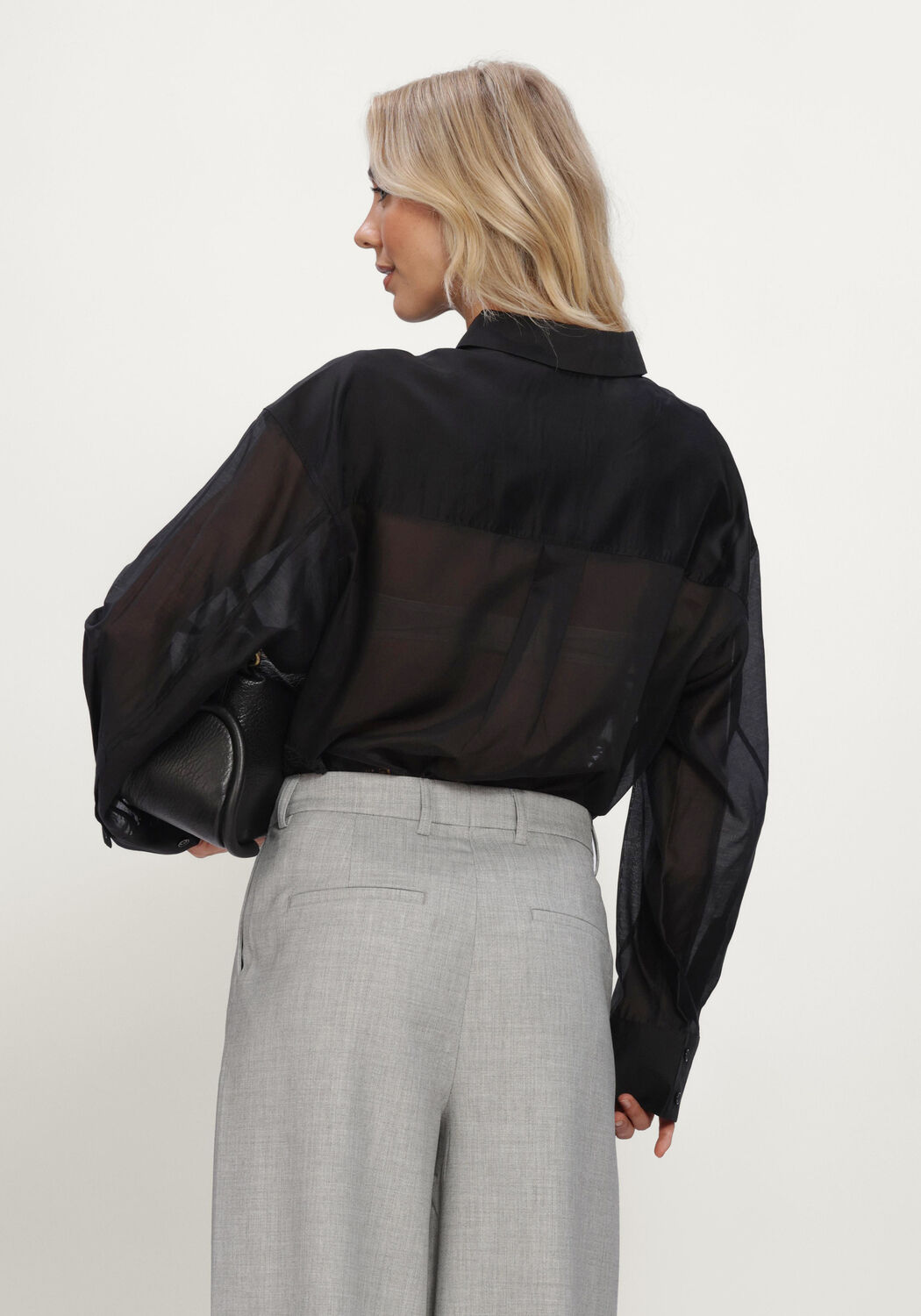 Zwarte COPENHAGEN MUSE Blouses CMDOLLY-SHIRT - large