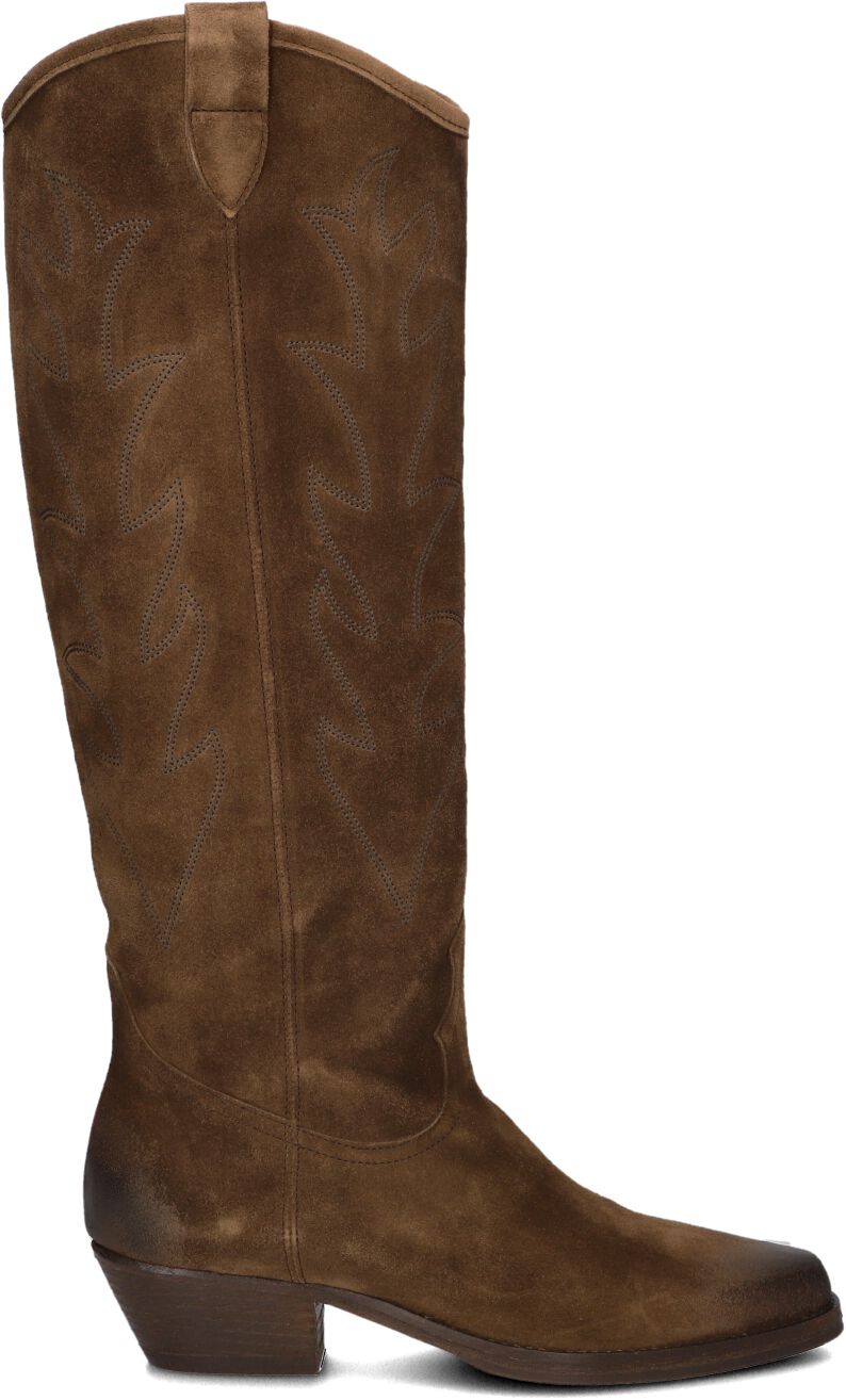 Billi Bi Cowboylaarzen Dames A7168, Maat: 36, Materiaal: Suède, Kleur: Bruin