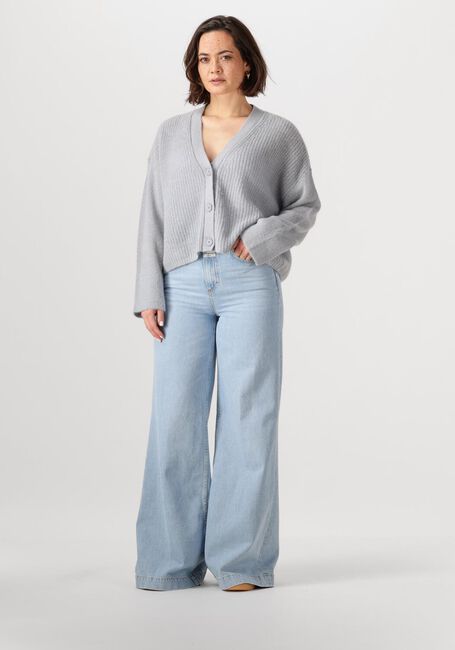 Blauwe DANTE6 Vest UTAH CROPPED CARDIGAN - large