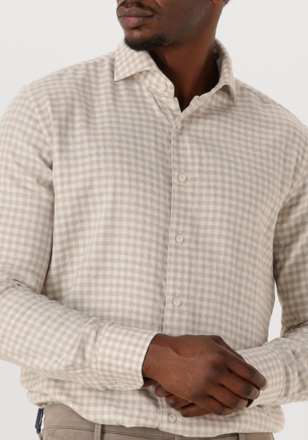 Beige XACUS Casual overhemd 91338 721ML - large