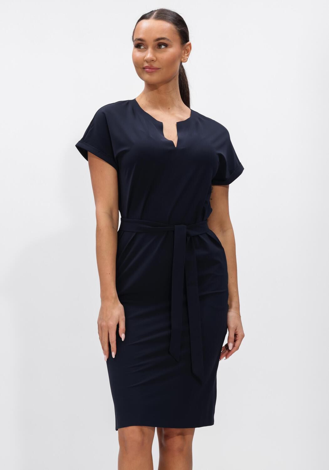 Japan Tky Midi Jurk Dames Okichi, Maat: XL, Kleur: Donkerblauw afbeelding 1