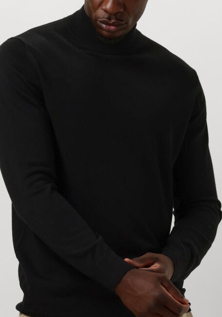 Zwarte PROFUOMO Trui PULLOVER MOCK - large