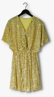 Gouden SECOND FEMALE Mini jurk SHINE ON MINI DRESS - medium