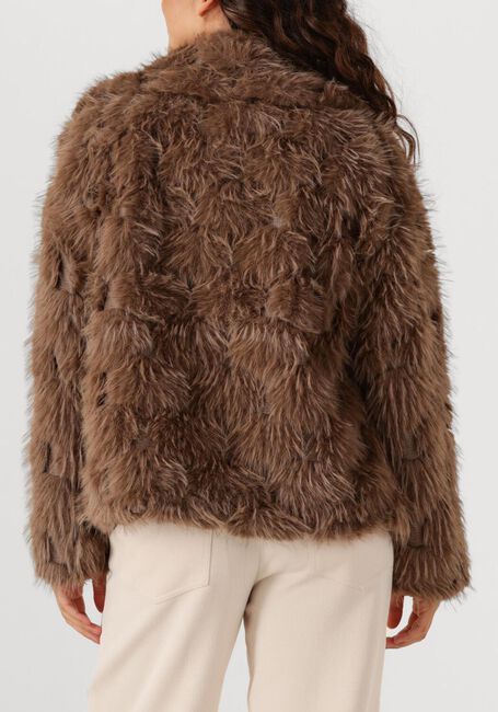 Bruine AIMEE THE LABEL Faux fur jas WILLEM - large