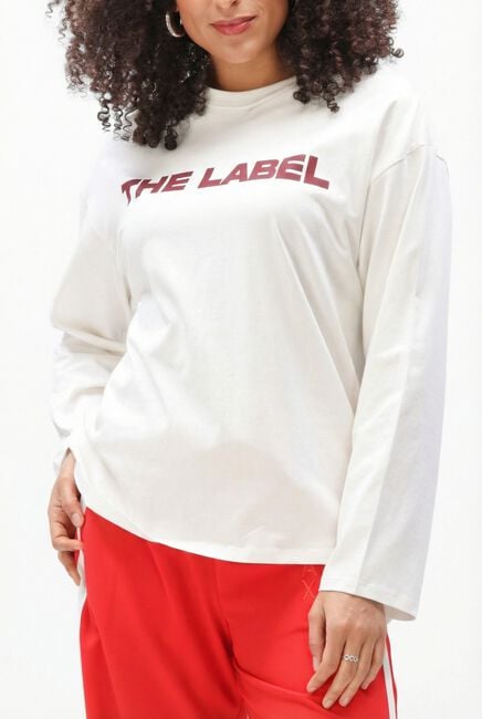 Witte ALIX THE LABEL Tops & T-shirts LADIES KNITTED THE LABEL LONGSLEEVE TOP - large