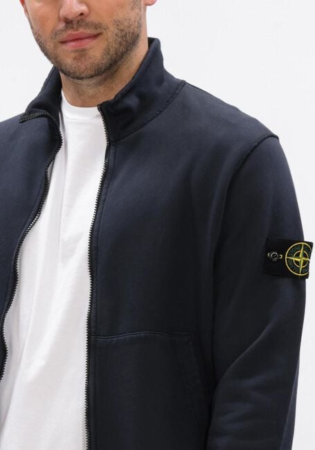 Donkerblauwe STONE ISLAND Vest ZIP UP CARDIGAN S0051 - large