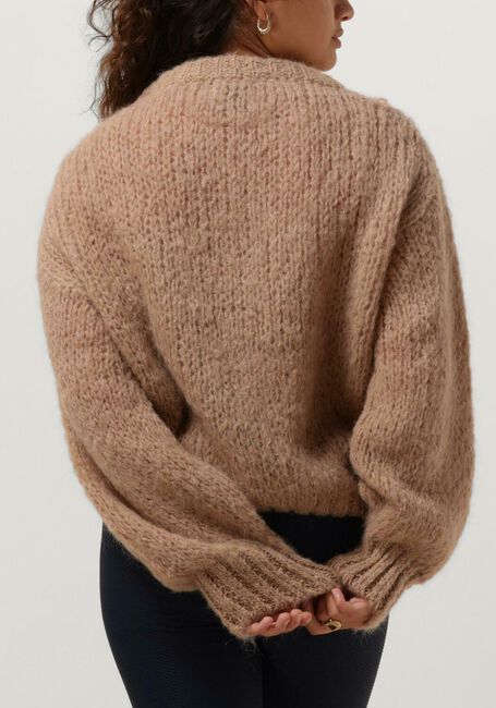 Beige AMERICAN DREAMS Trui LEONNIE ALPACA PULLOVER - large