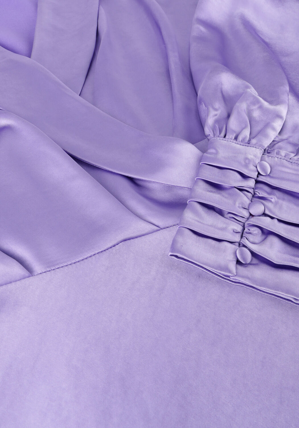 Lila NOTRE-V Mini jurk NV-DORIS SATIN DRESS - large